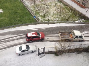 Grandine a Viterbo