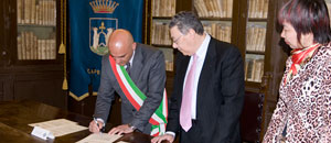 La firma dell'intesa