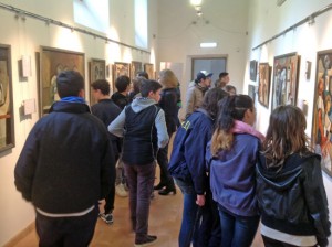 Gli alunni del Monaci in visita a palazzo Chigi-Albani