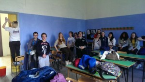 Gli studenti del Paolo Savi ridipingono le aule