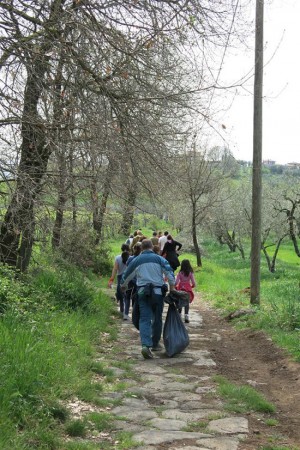 Un momento di "Benvenuto pellegrino"