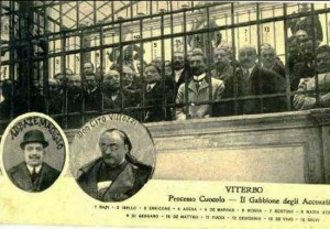 Processo Cuocolo: il gabbione con gli imputati