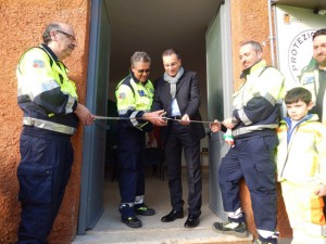 L'inaugurazione della nuova sede della Protezione civile di Bolsena