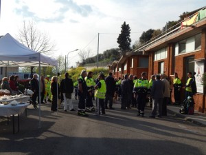 L'inaugurazione della nuova sede della Protezione civile di Bolsena