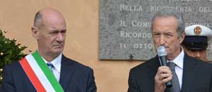 Il sindaco Mazzola e il consigliere Baldoni