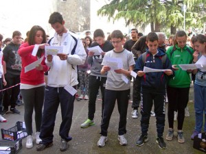 La prova di orienteering