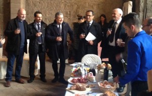 Meroi all'inaugurazione di Degustando Pasqua