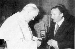 Petroselli con il papa
