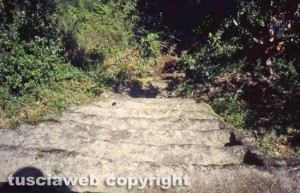 La piramide etrusca prima della ripulitura