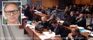 Il processo Cev; nel riquadro l'imprenditore Claudio Londero, parte civile