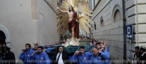 La processione del Cristo risorto di Tarquinia