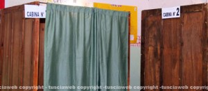 Un seggio elettorale