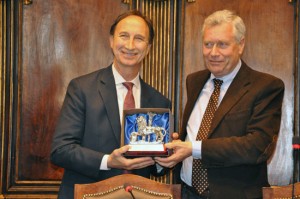 Urza e il sindaco Michelini