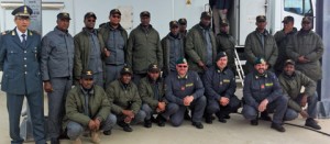 La delegazione somala con i finanzieri