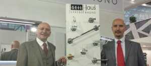 A destra Simone Bianchini con il direttore commerciale estero