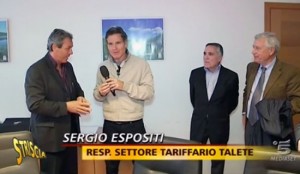 Striscia, Jimmy Ghione negli uffici Talete
