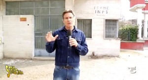 Jimmy Ghione alle ex terme Inps