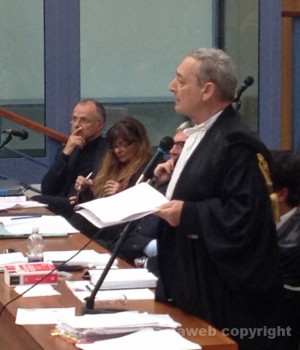 L'avvocato Carlo Taormina interroga Londero