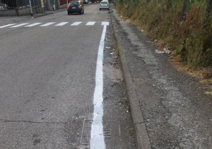 Il tombino a via Monte Sacro