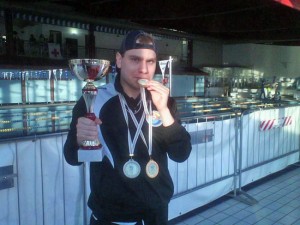 L'atleta Alberto Bocci