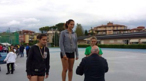 Emma Filauro, giovane velocista dell’Atletica ’90 Tarquinia