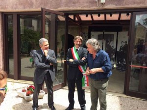 L'inaugurazione del trittico Maremmano 