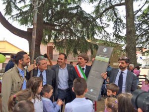 L'inaugurazione del trittico Maremmano 