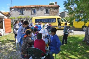 Gli studenti dell'Ellera alla fattoria didattica