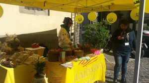 Lo stand Coldiretti a San Pellegrino in Fiore