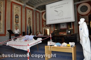 Università della Tuscia - Il seminario “Scena del crimine”