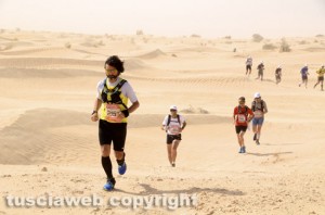 100 km nel Sahara - Un momento della gara - Leonardo Mastronicola