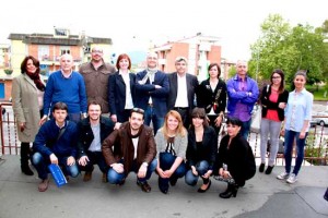 Il gruppo dei candidati del Pd a Civita Castellana 