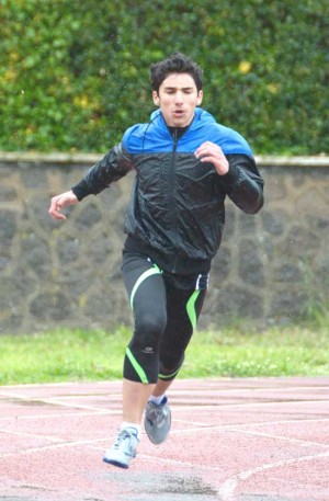 Giuliano Lorenzo nella corsa