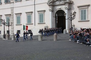 Guardia d'onore al Quirinale