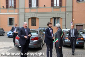 Il ministro Franceschini a palazzo dei Priori