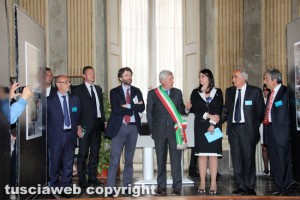 Il ministro Franceschini a palazzo dei Priori