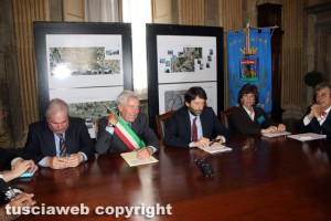 Il ministro Franceschini a palazzo dei Priori