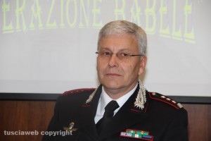 Gianluca Dell'Agnello, comandante provinciale dei carabinieri