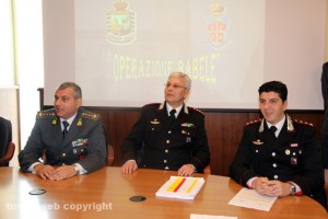 La conferenza stampa dell'operazione Babele
