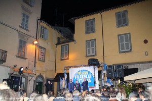 Il comizio FdI con Giorgia Meloni