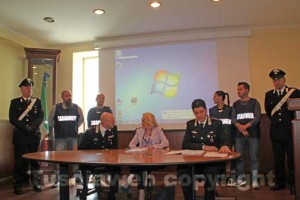 La conferenza dell'operazione Anubi
