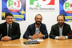 Alessandro Mazzoli, Andrea Egidi e Matteo Orfini