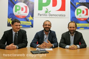 Alessandro Mazzoli, Andrea Egidi e Matteo Orfini