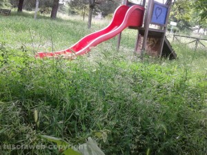 Il parco in strada Cimina
