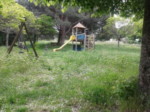 Il parco in strada Cimina