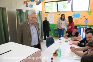 Europee 2014 - Leonardo Michelini al seggio