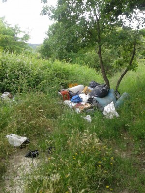 Gallese - Rifiuti in località Felceto
