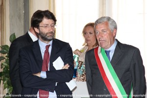 Dario Franceschini e Leonardo Michelini