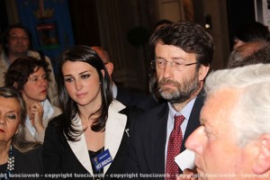 Luisa Ciambella e Dario Franceschini