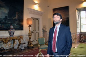 Il ministro Franceschini a Villa Lante